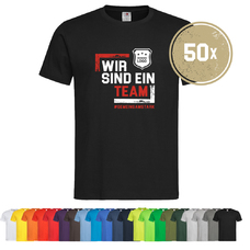 VEREINSSHIRT "TEAM" 50ER SET